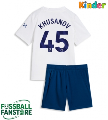 Manchester City Abdukodir Khusanov #45 Replik 3rd trikot Kinder 2026-27 Kurzarm (+ Kurze Hosen)